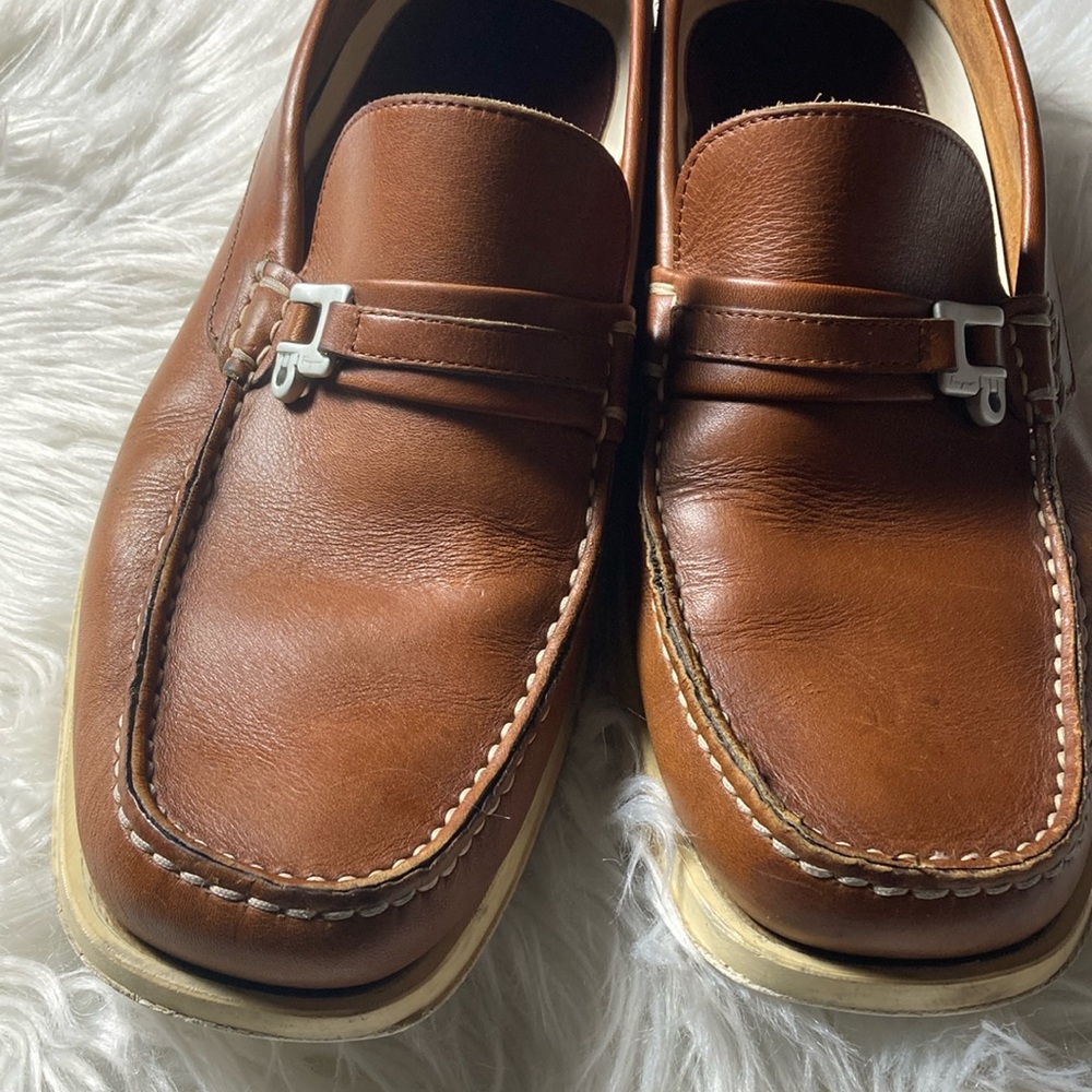 Salvatore Ferragamo Nautor Challenge Leather Dress shoes for men